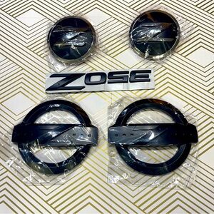 NEW SET Black ZOSE emblem‎ logo replacement Q13